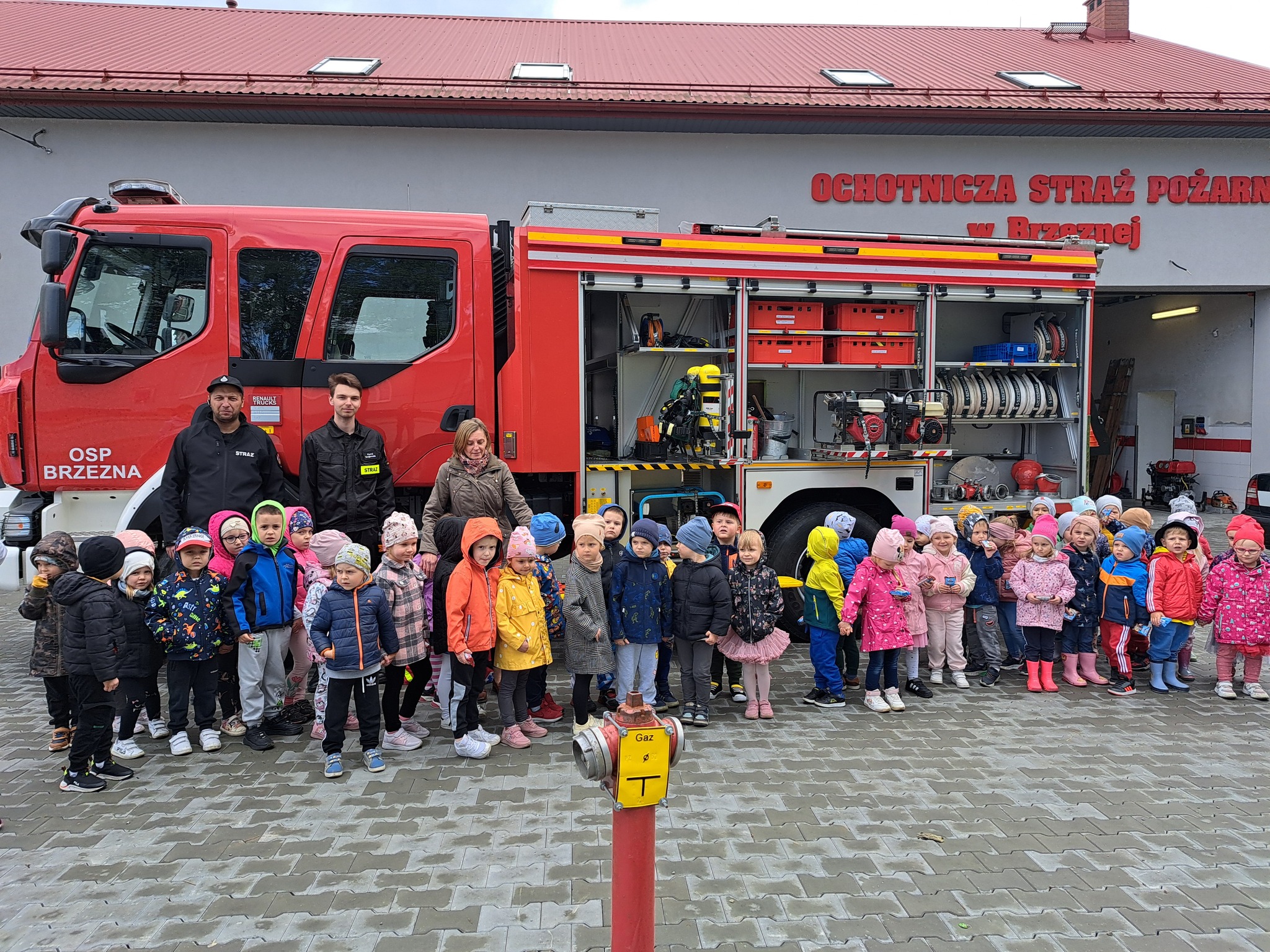 Spotkanie ze Strażakami z OSP Brzezna
