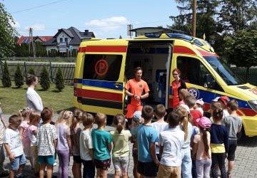 Wizyta ratowników medycznych w naszym przedszkolu🚑