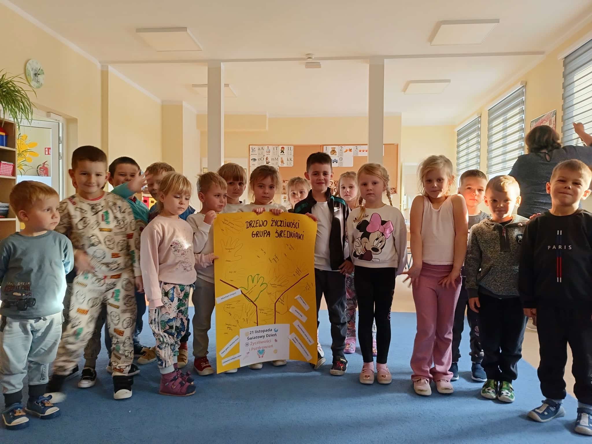 Dzień Życzliwości z psychologiem w grupie „Średniaki” ! 🌼