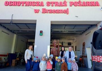 Maluszki w Ochotniczej Straży Pożarnej w Brzeznej
